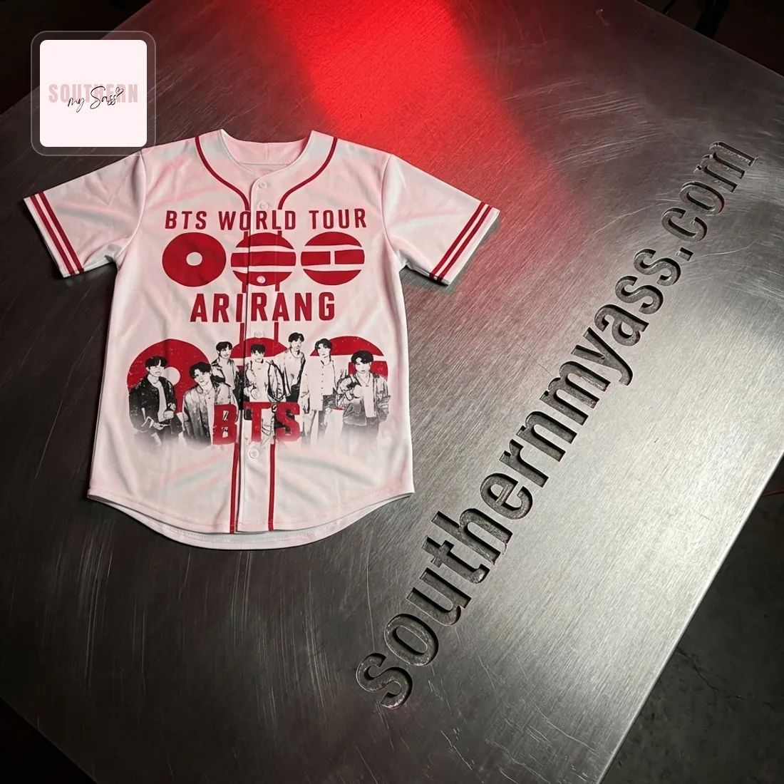 BTS World Tour Arirang 2026 Baseball Jersey