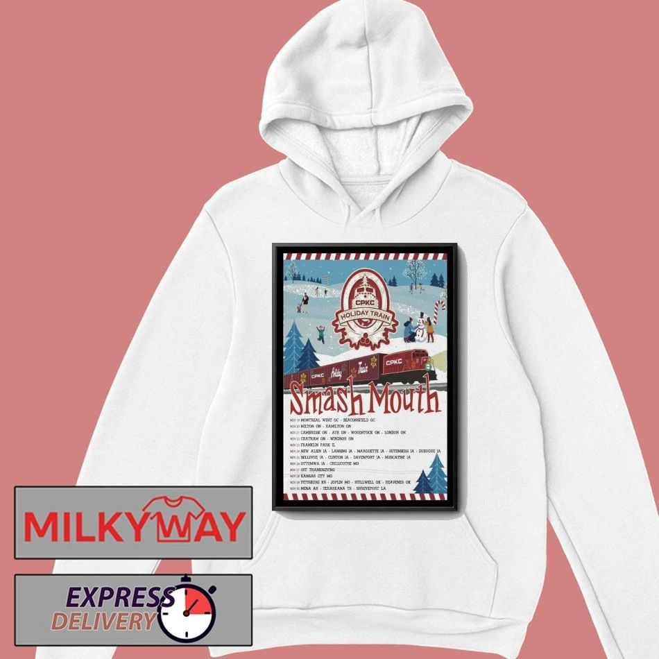 Smash Mouth CPKC Holiday Train Tour 2025 Poster shirt