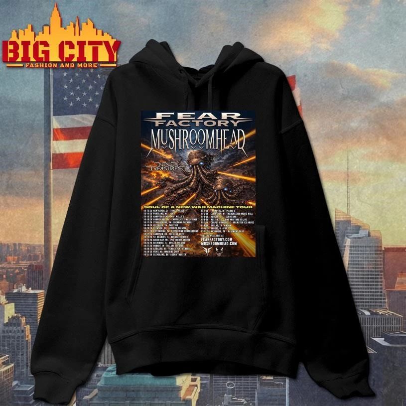 Fear Factory Soul Of A New War Machine Tour 2026 Schedule Tour Dates Poster Shirt