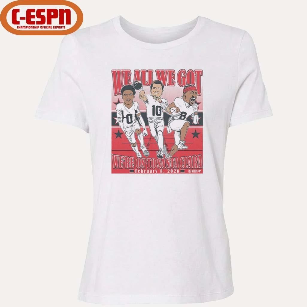 NE Patriots We All We Got Conference Champions Caricatures Shirt