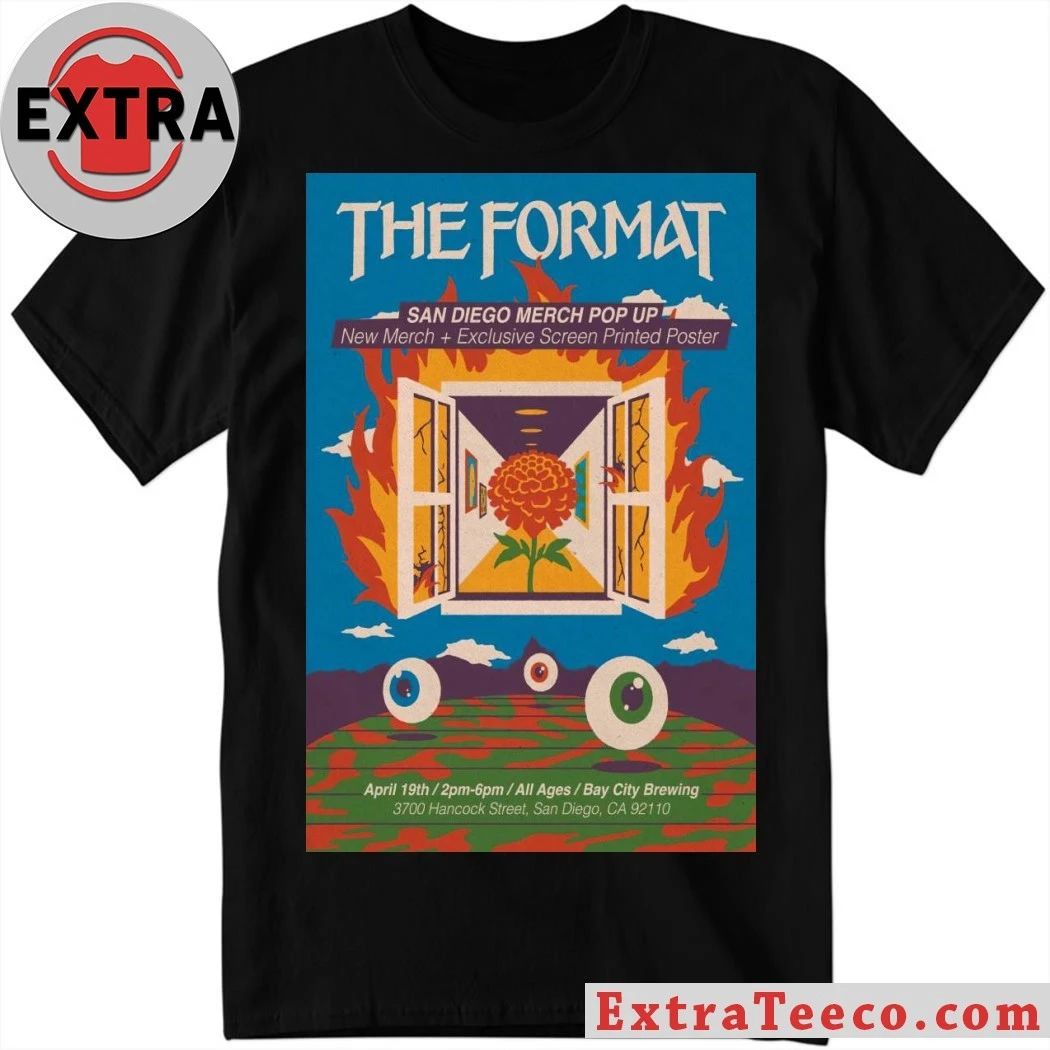 The Format Concert Tour 2026 04 19 San Diego, CA Poster Shirt