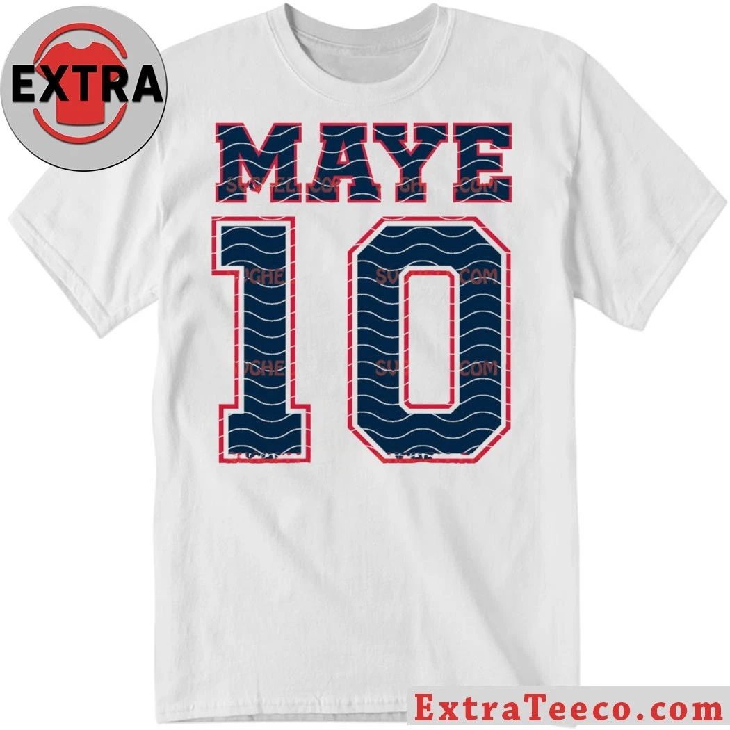 Maye 10 Drake Maye Jersey Letter Number 10 Shirt
