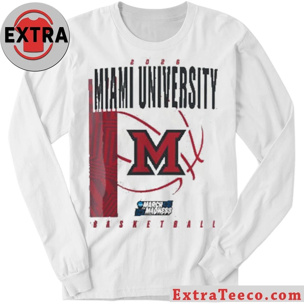 Original Miami RedHawks March Madness Basketball 2026 Logo Shirt