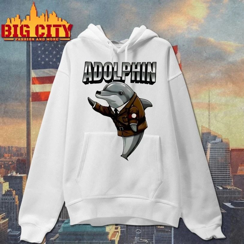 Adolphin Dolphin Adolf Hitler Nazi Uniform t-shirt