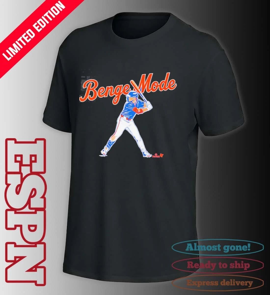 New York Mets Carson Benge Mode Shirt