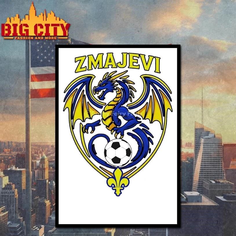 Zmajevi Bosnian Soccer Bosanski Zmajevi Game Day World Cup 2026 Mascot Shirt