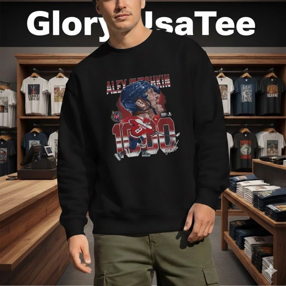 Alex Ovechkin Washington 1000 Goals Shirt