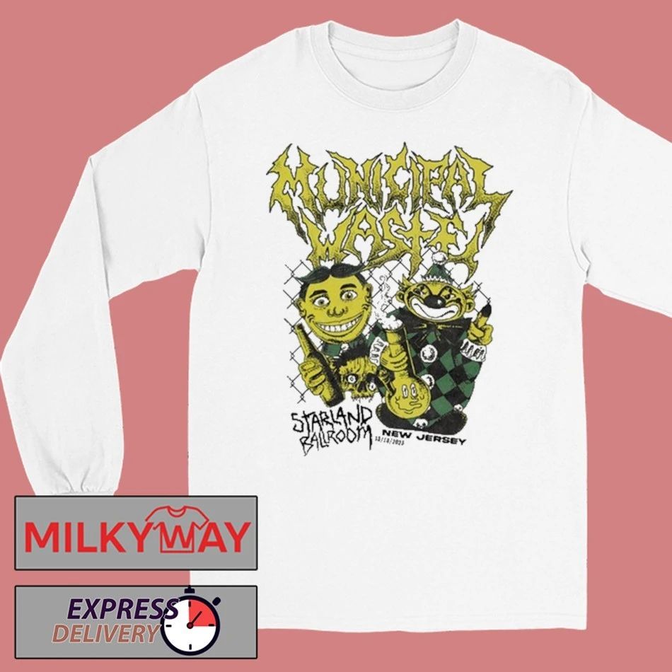 Municipal Waste Concert At Starland Ballroom On October 18 2025 Shirt