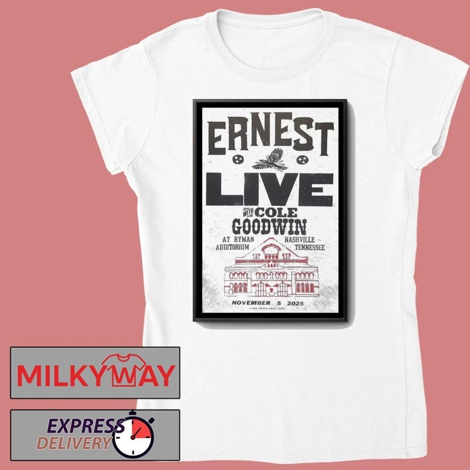 Ernest Ryman Auditorium Nashville, TN Poster shirt