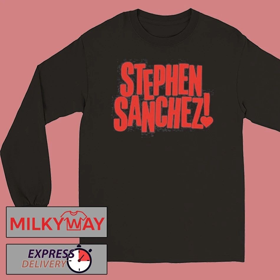 New Stephen Sanchez Exclamation Heart Logo Shirt