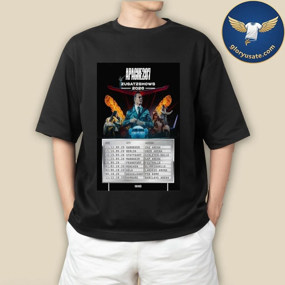 Apache 207 Zusatzshows Tour 2026 Poster Shirt