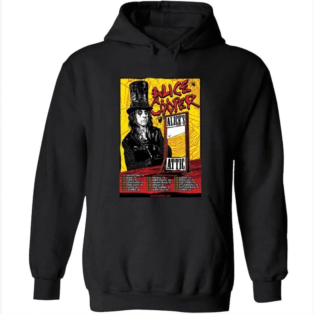 Alice Cooper Fall Tour 2026 Poster Shirt