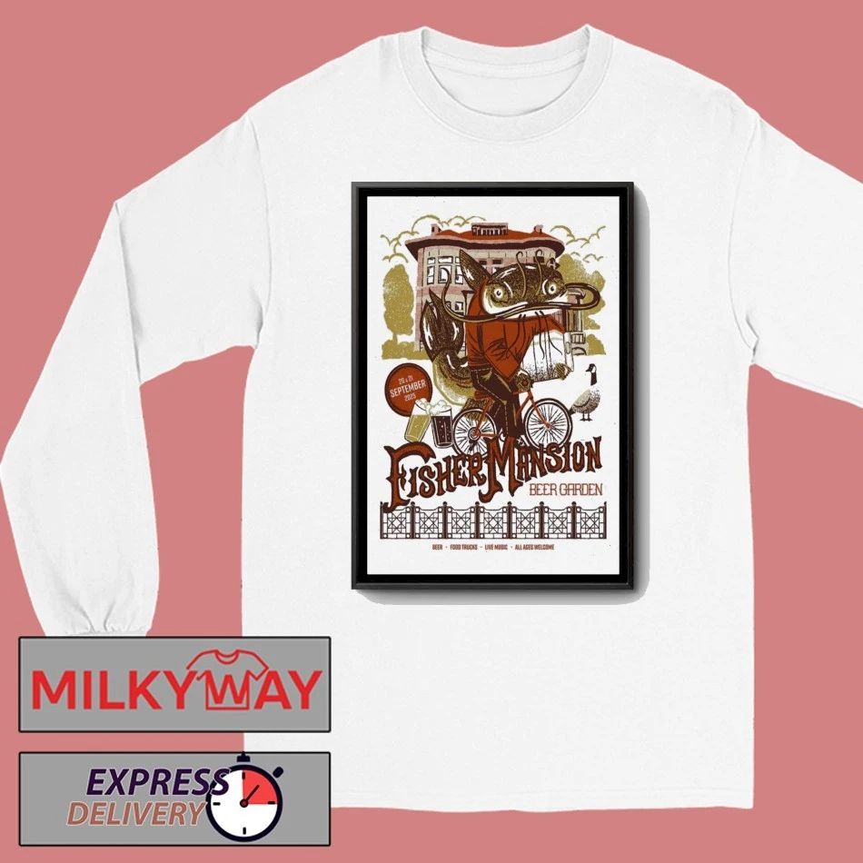 Fisher Mansion Festival Event Poster shirt