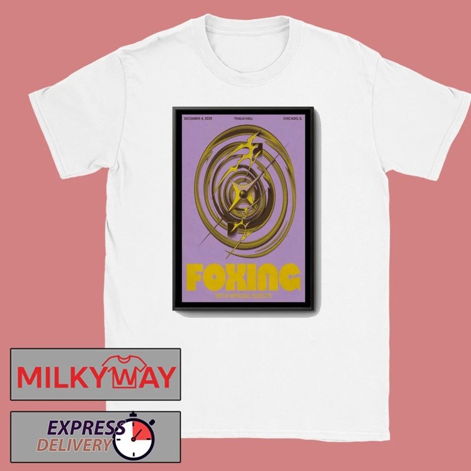 Foxing 04 Dec 2025 Chicago, IL, Thalia Hall Poster shirt