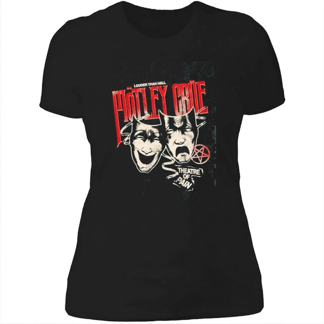 Motley Crue 45th Anniversary Theatre of Pain Shirt