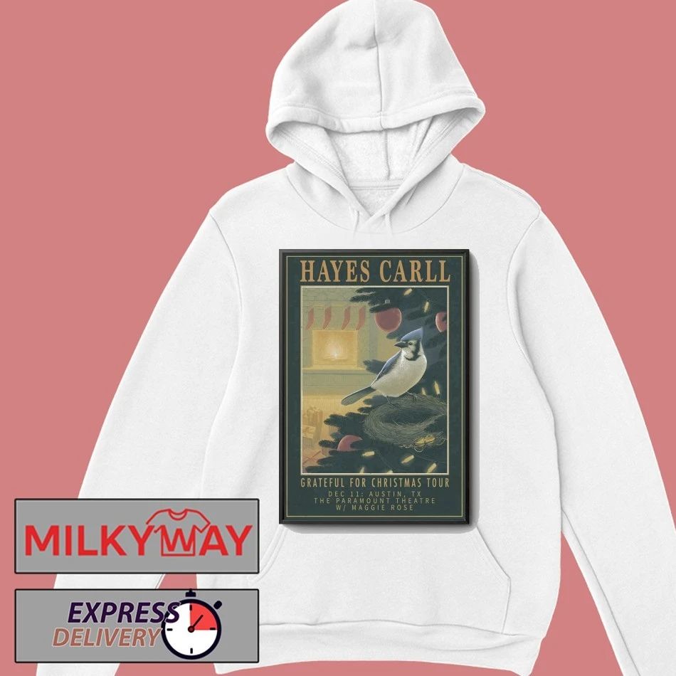 Heyes Carll Dec 11 2025 Austin Grateful For Christmas Tour Poster shirt