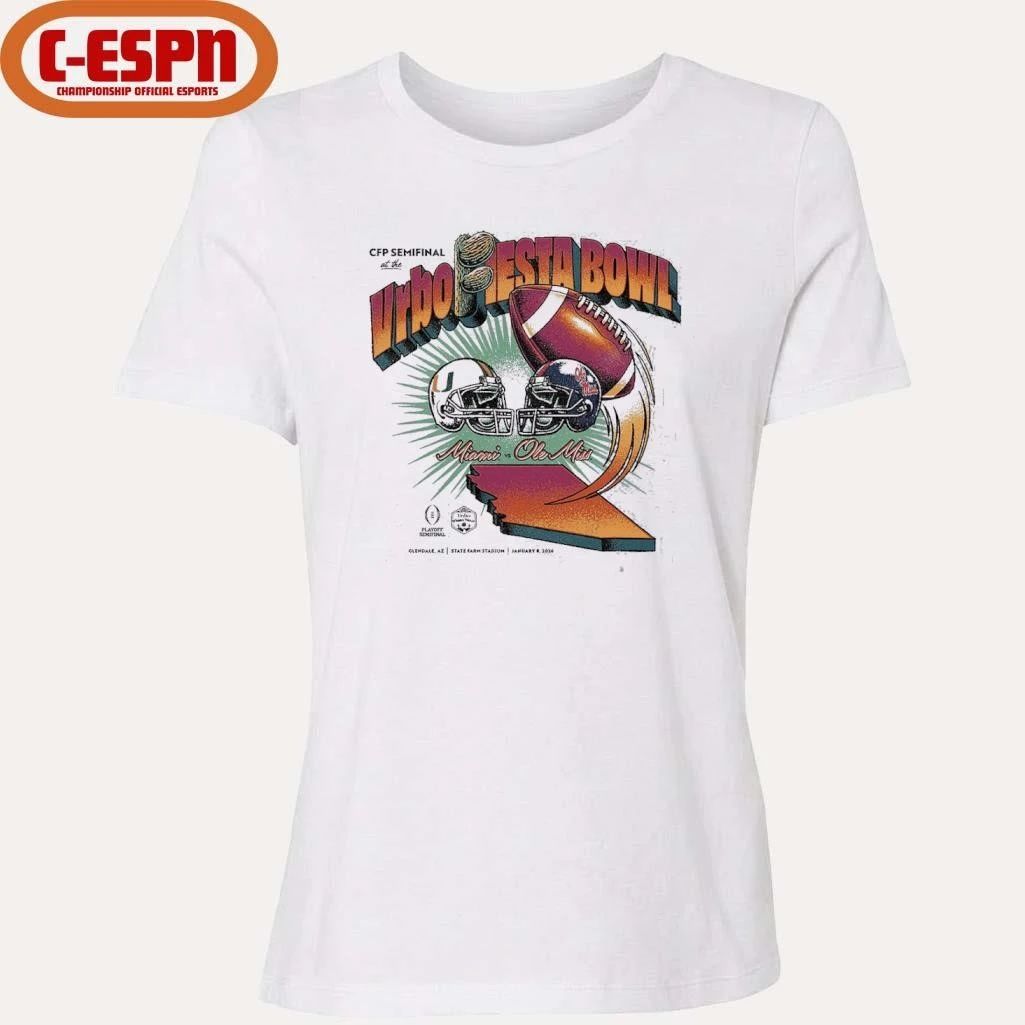 CFP 2026 Fiesta Bowl Matchup T-Shirt Ole Miss Vs Miami