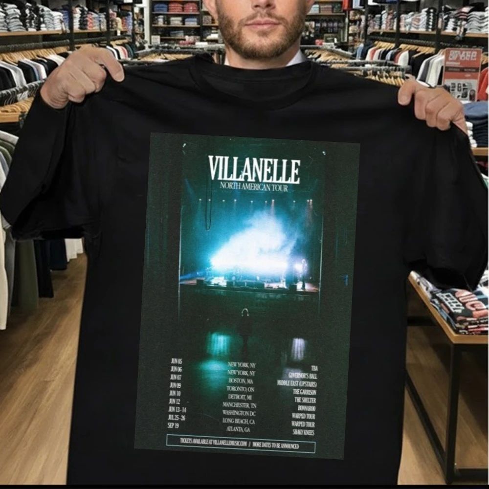 Villanelle North America Tour 2026 Poster Shirt