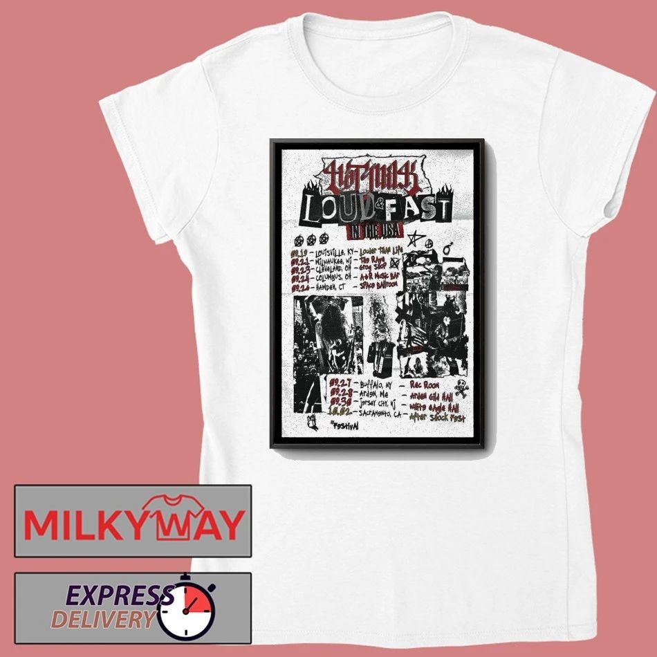 Milk Loud Fast Poster shirt