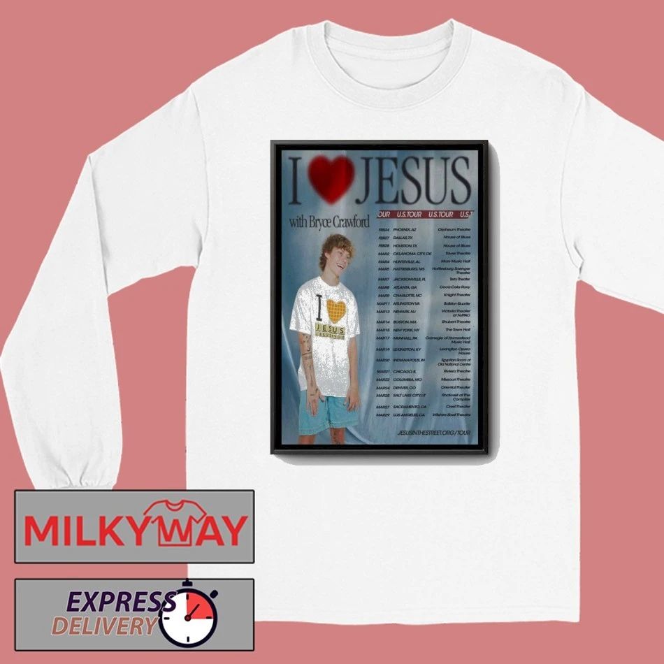 Bryce Crawford US Tour 2025 Poster shirt
