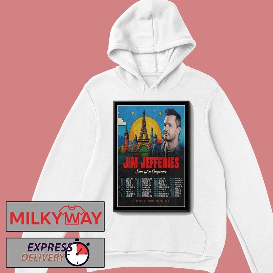 Jim Jefferies Son Of A Carpenter Tour 2026 Poster shirt