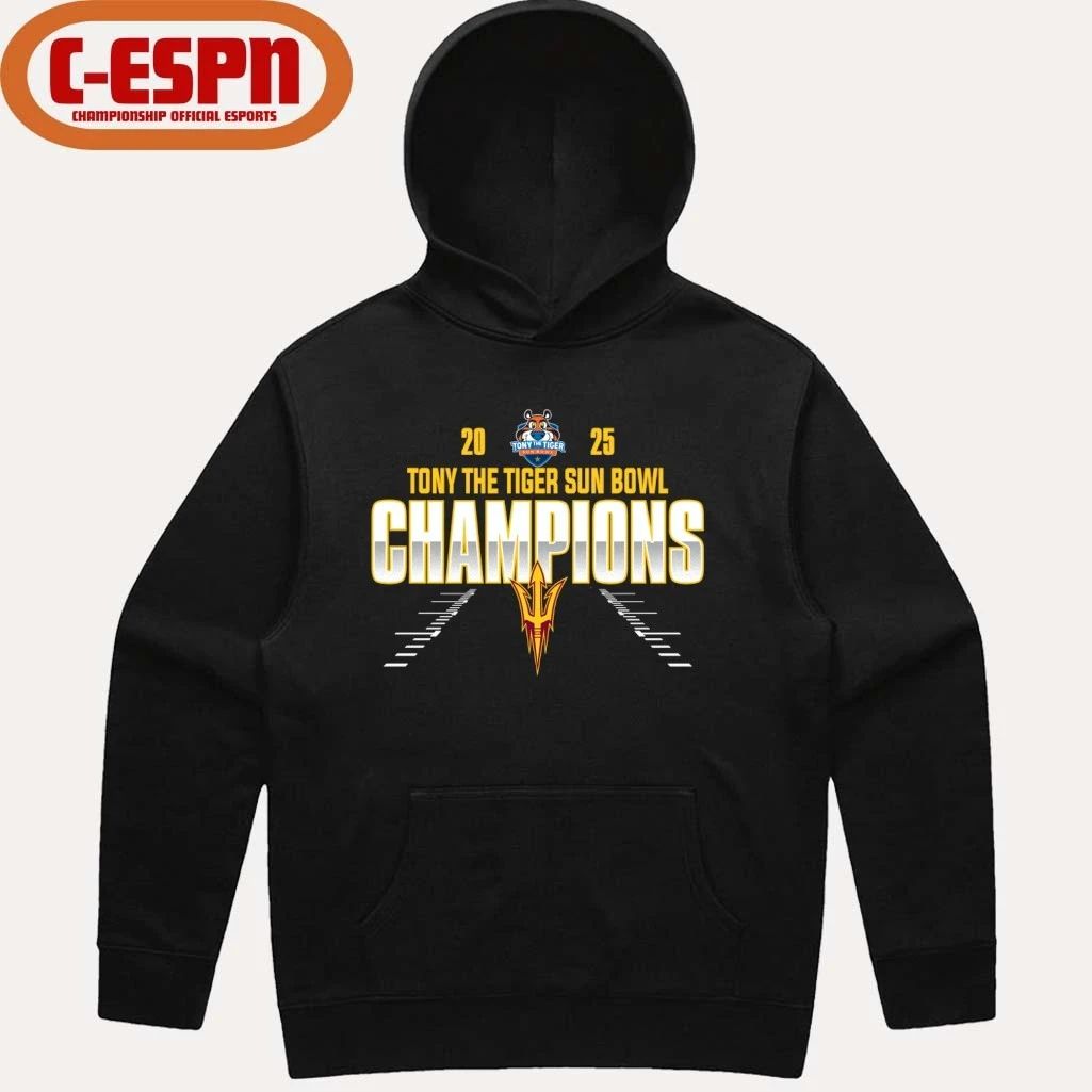 Arizona State Sun Devils Sun Bowl Champions 2025 Shirt