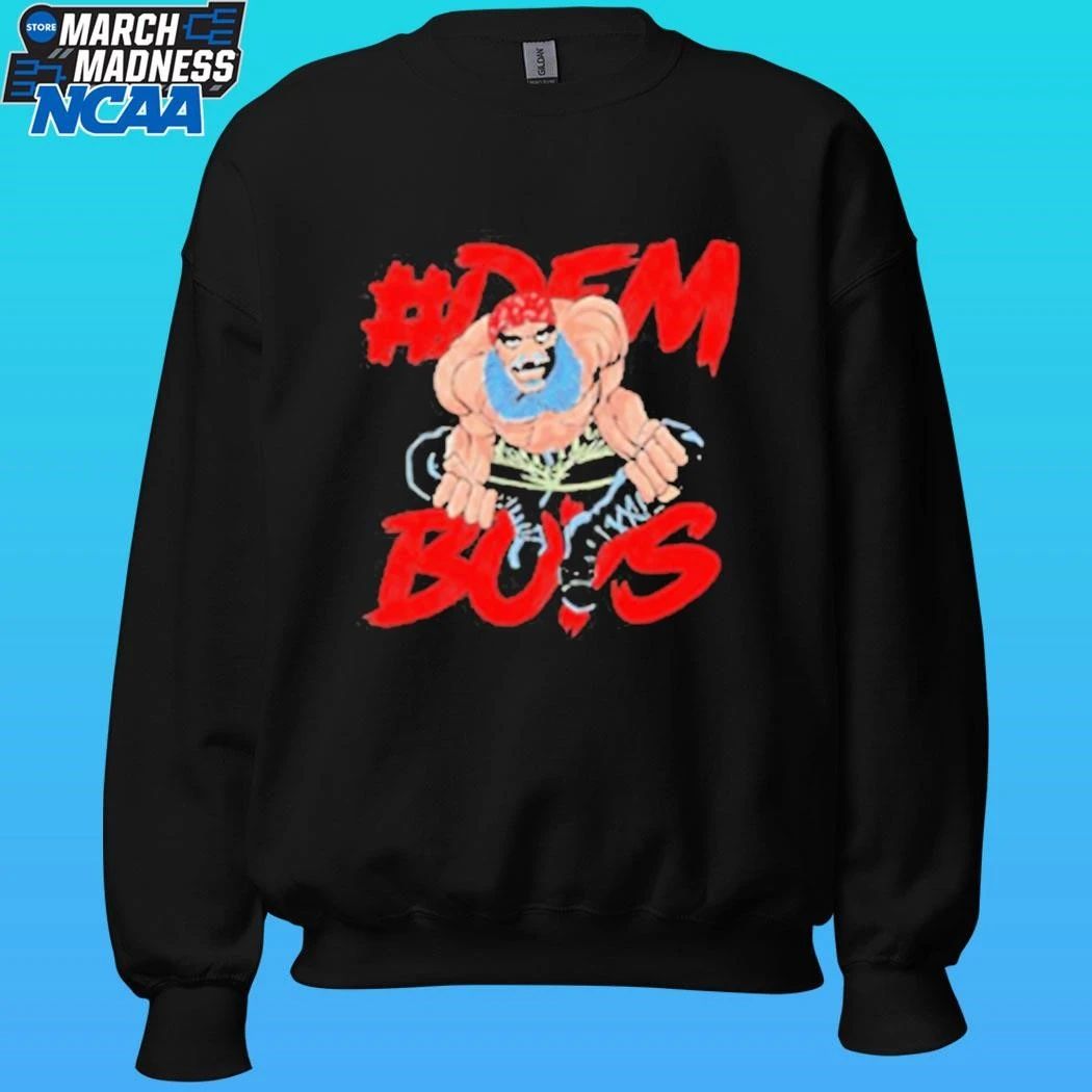 Dem Boys Bearded Muscle Wrestler Red Bandana Shirt