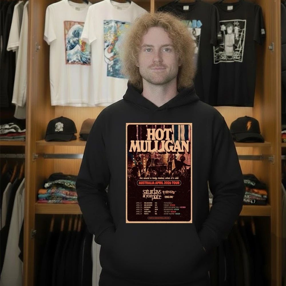 Mulligan Australia April 2026 Tour Poster Shirt