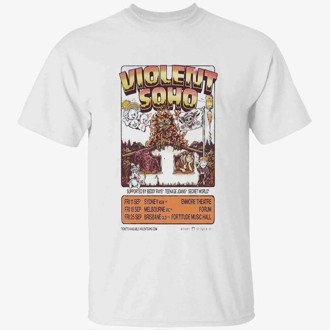 Violent Soho Tour Sep 2026 Shirt
