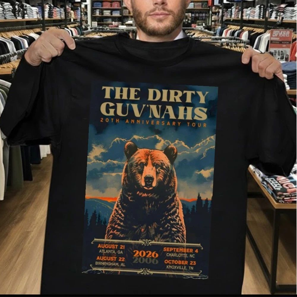 The Dirty Guv’nahs 20th Anniversary 2026 Tour Shirt