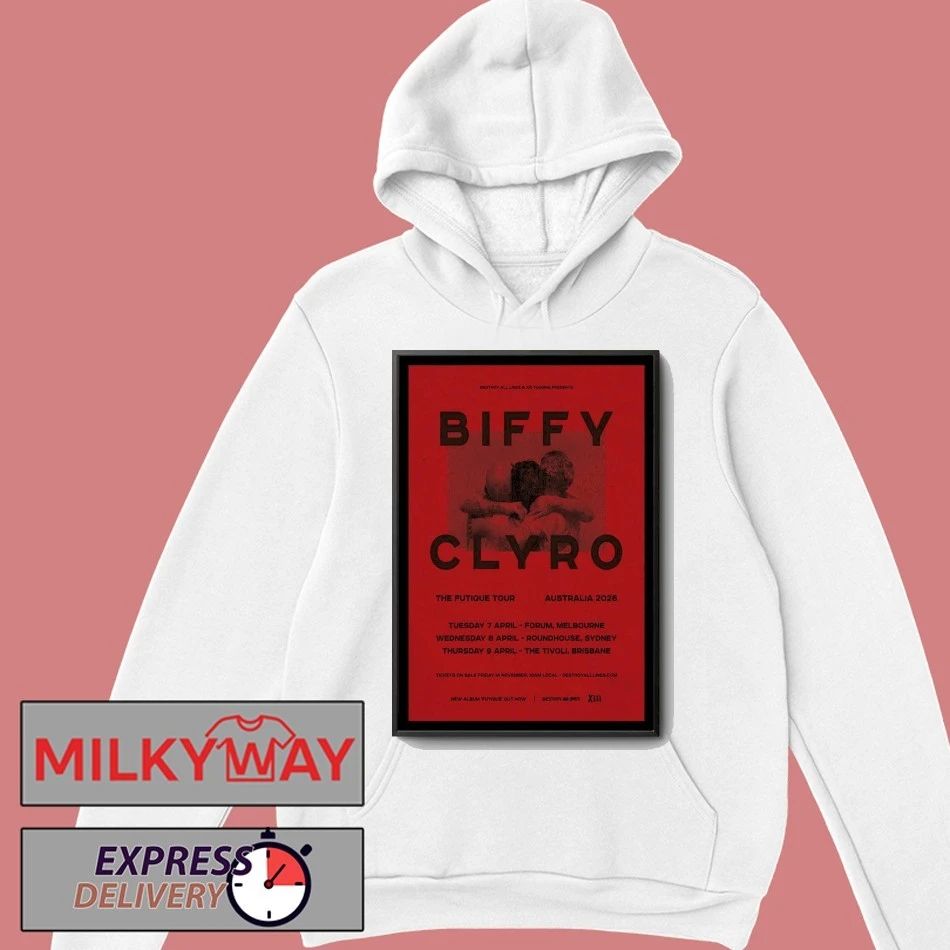 Biffy Clyro Tour Australia 2026 Poster shirt