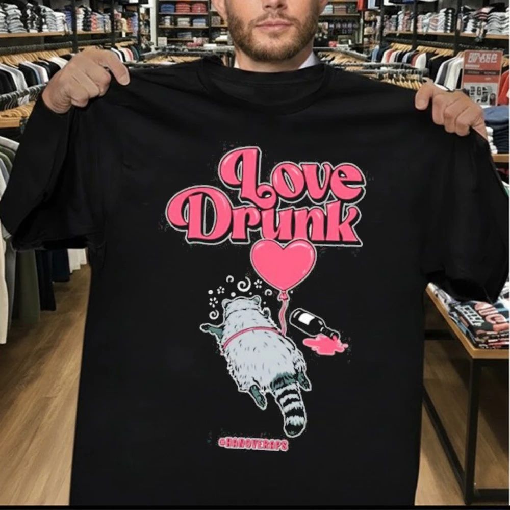 Bonfire Store Love Drunk Raccoon Shirt