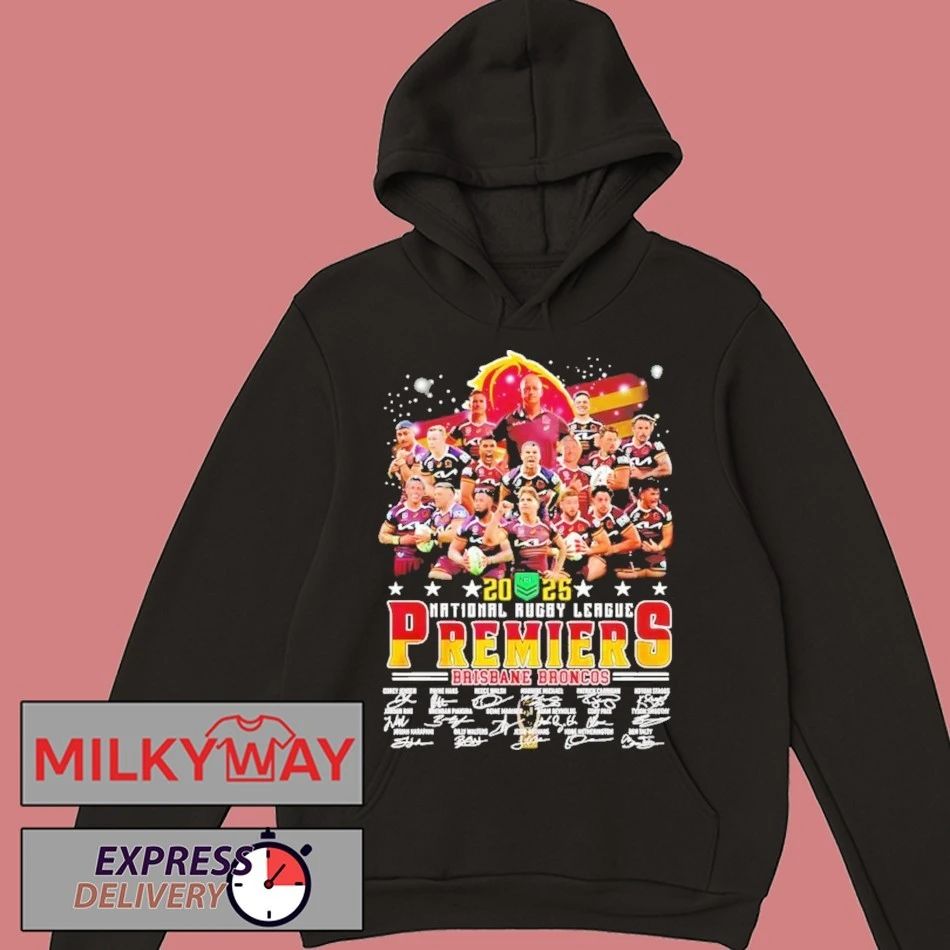 2025 NRL Grand Finals Premiers Brisbane Broncos T-Shirt