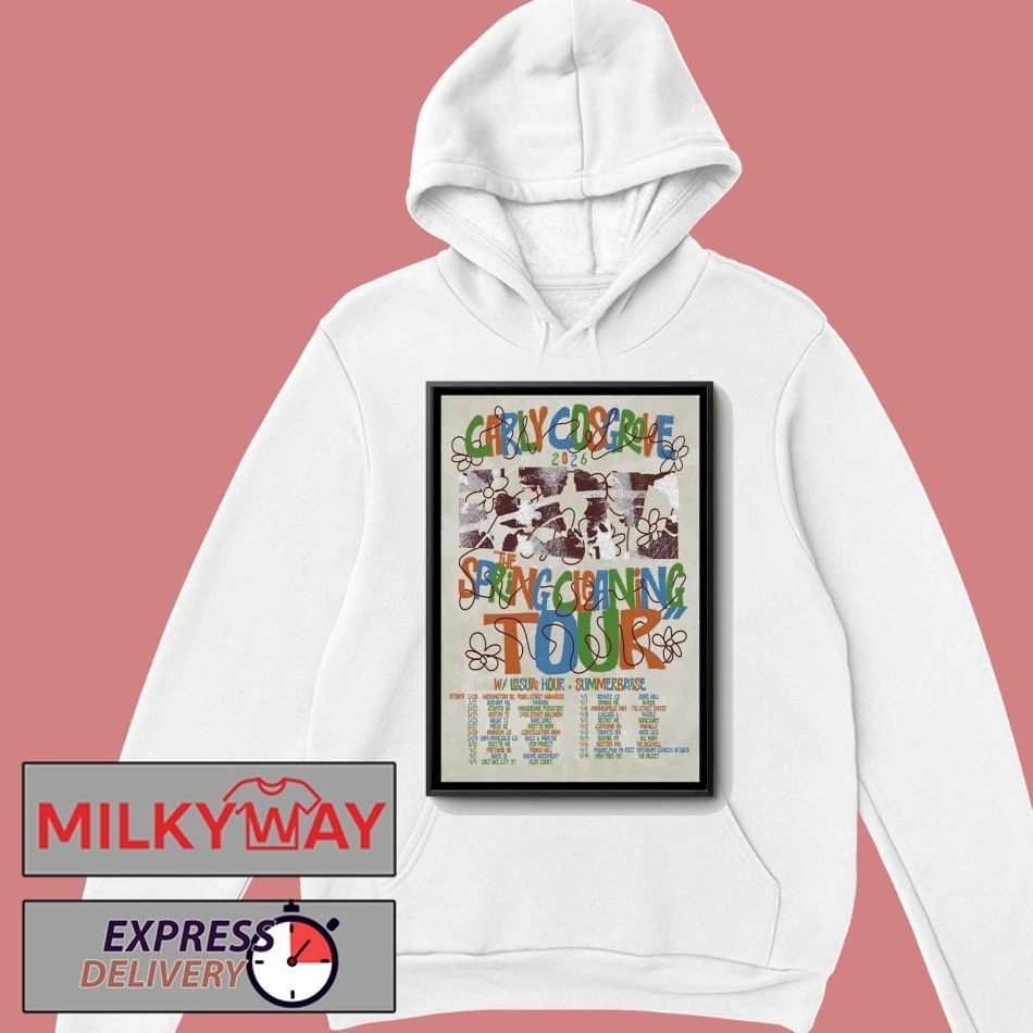 Poster Carly Cosgrove 2026 The Spring Cleaning Tour shirt
