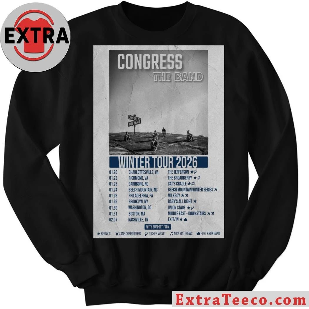 Original Congress Band Tour 2026 Poster Shirt