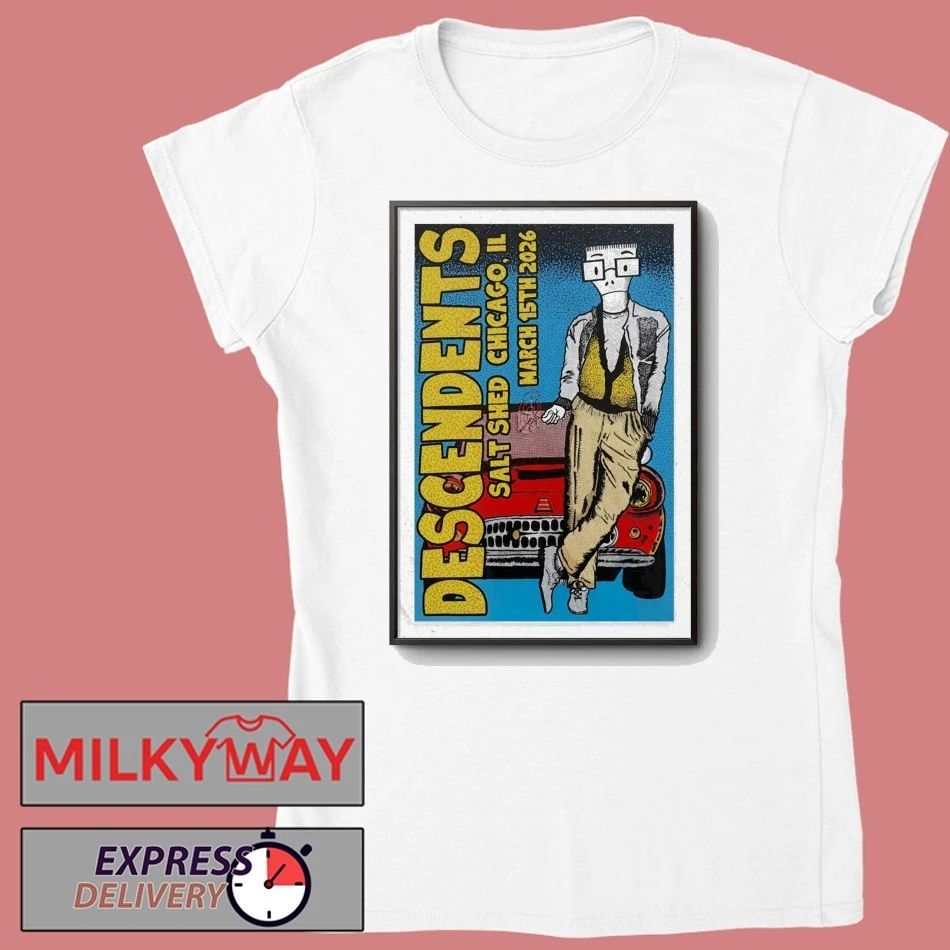 Descendents Chicago IL On Mar 15 2026 Tour Poster shirt