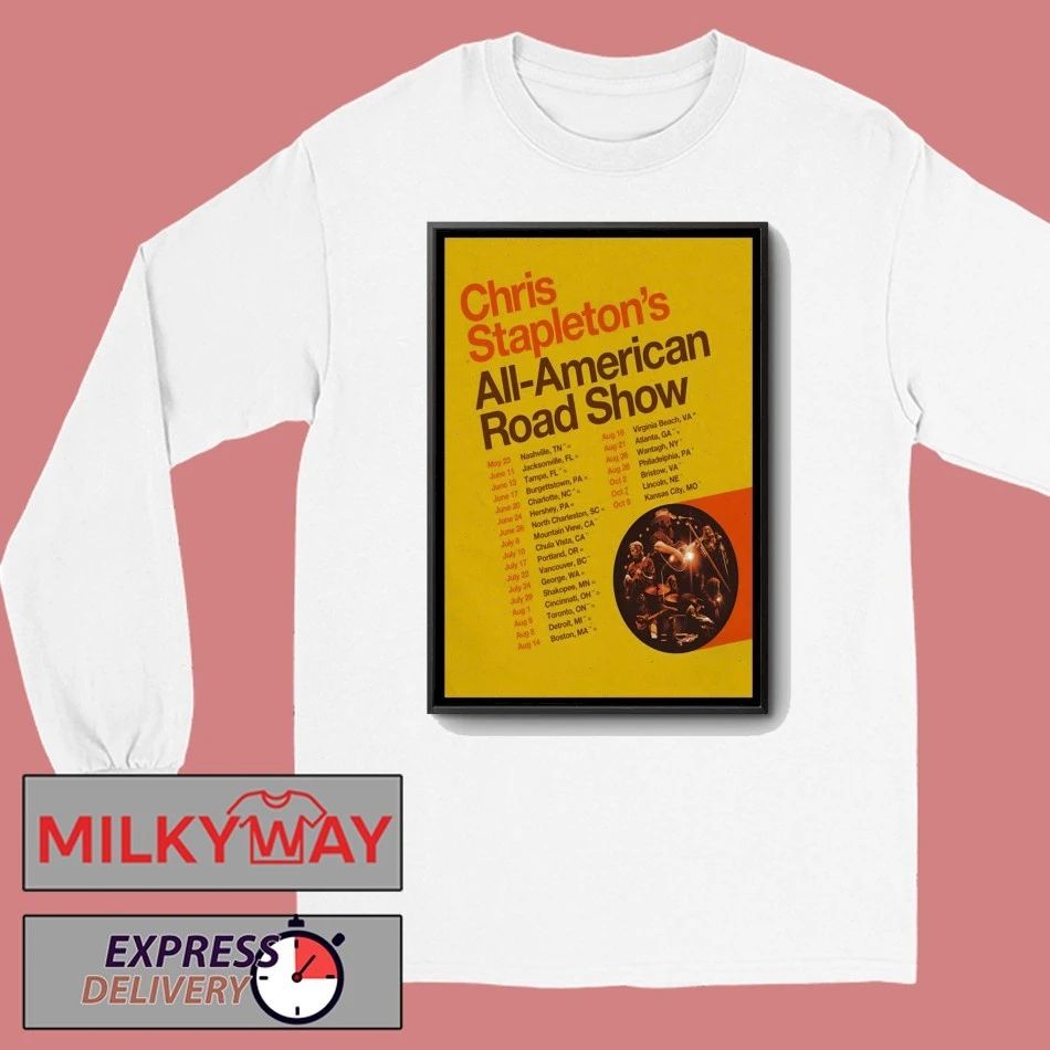 Chris Stapleton All American Road Show 26 Poster shirt