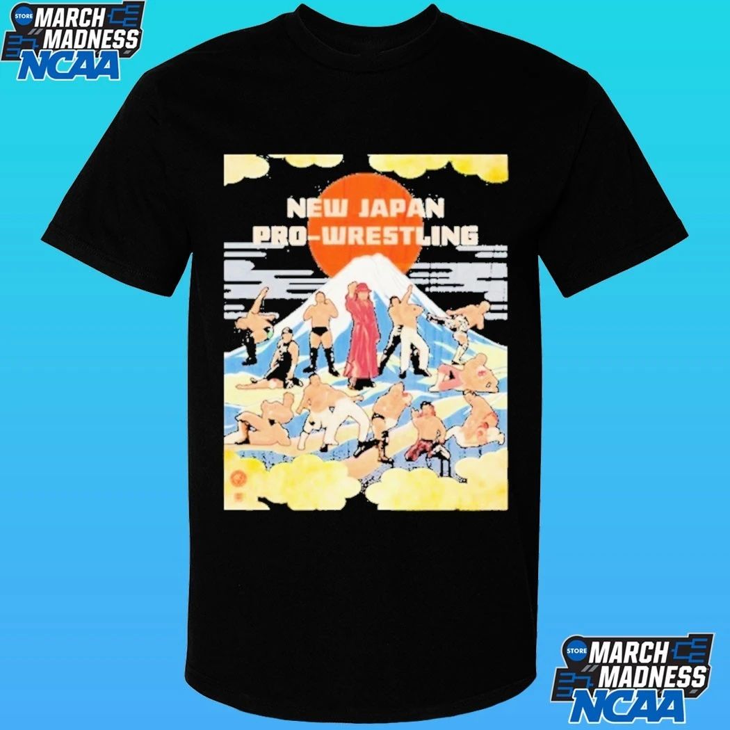 New Japan Painting Sun And Mt Fuji Shirt