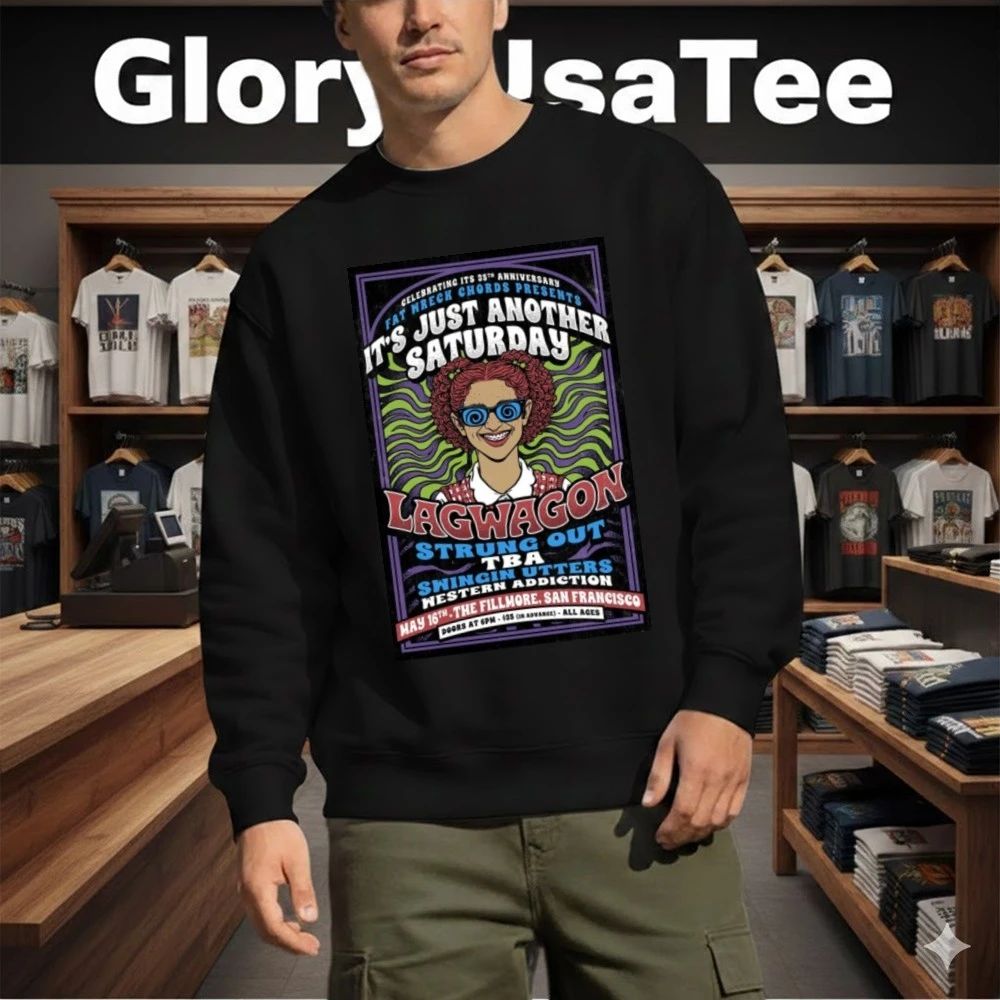 Lagwagon May 16 2026 The Fillmore, San Francisco Poster Shirt