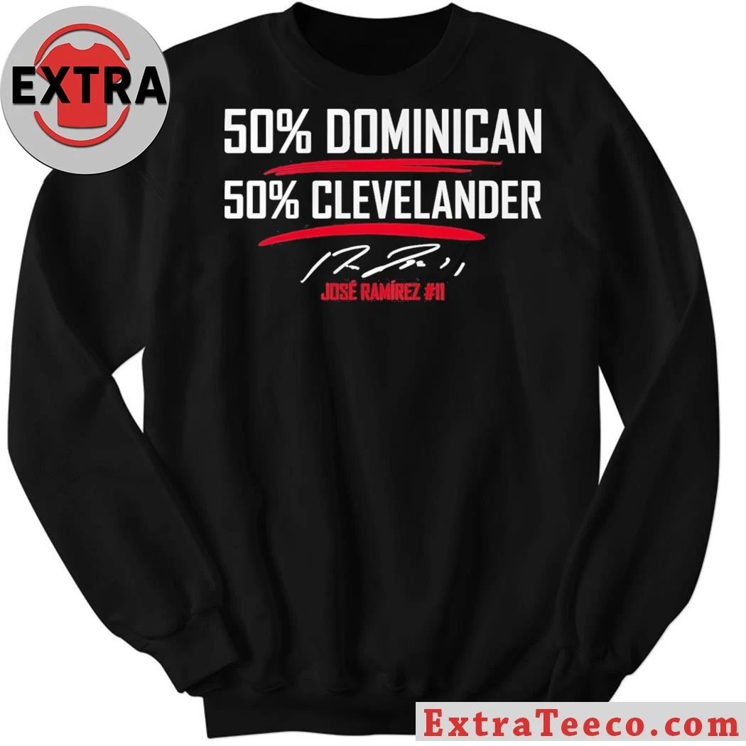 50 Dominican 50 Cleveland Jose Ramirez #11 Shirt