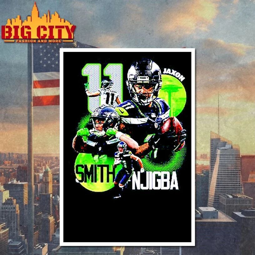 Jaxon Smith-Njigba Seahawks graphic t-shirt