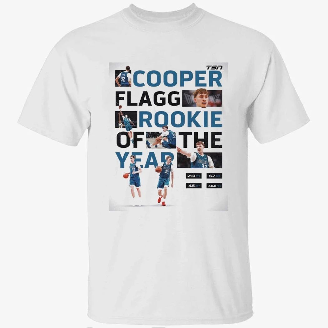 Cooper Flagg Rookie Of The Year 2026 Shirt