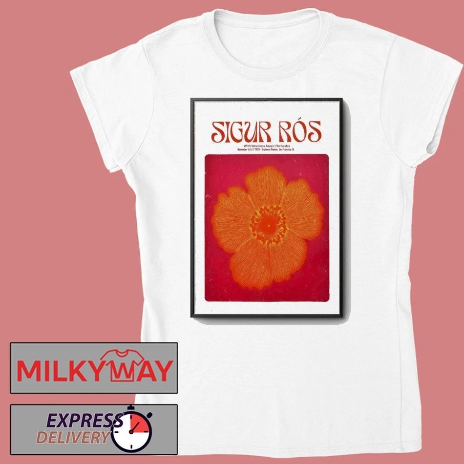 Sigur Ros 11 16-11 17 2025 San Francisco CA Poster shirt
