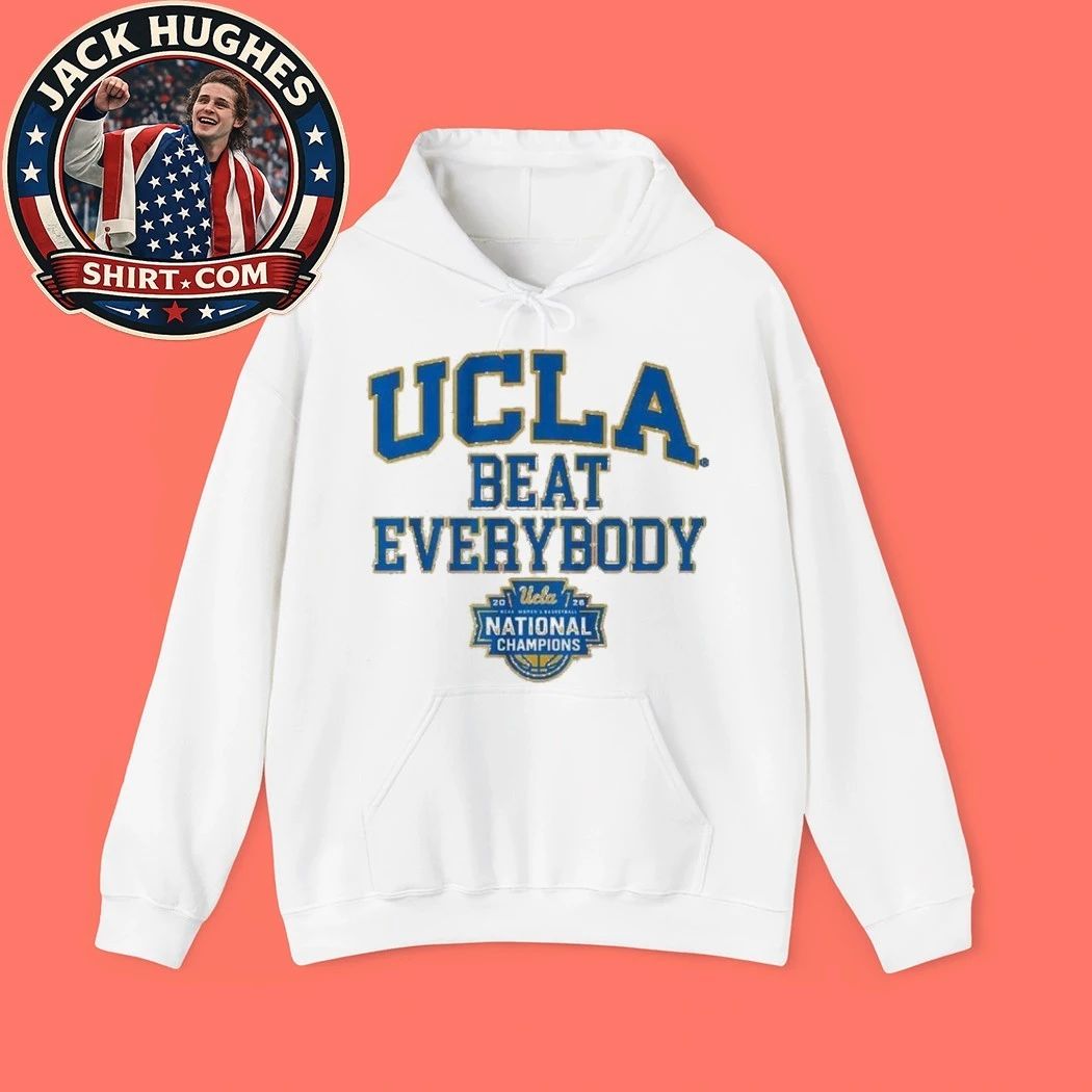 UCLA Bruins WBB 2026 National Champions Beat Everybody Logo T-Shirt