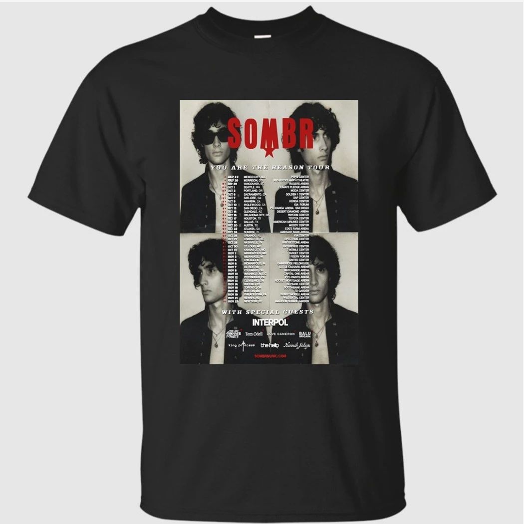 Sombr You Are The Reason Tour 2026 Poster Shirt