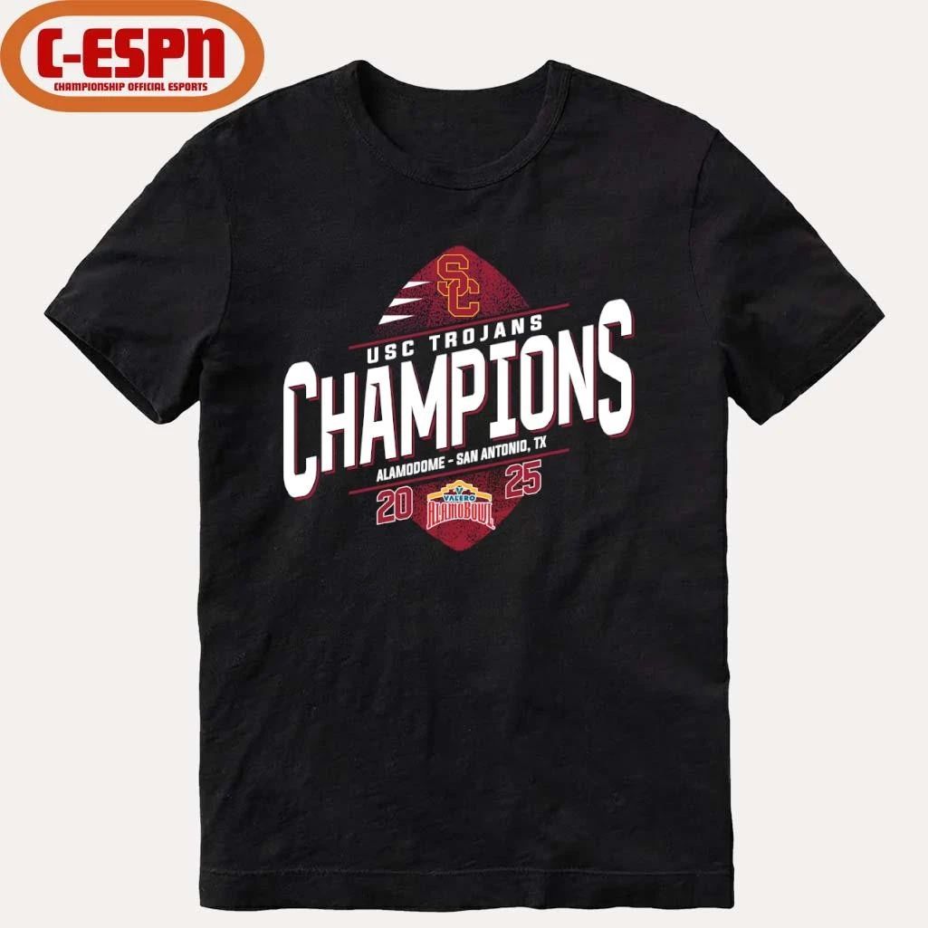 USC Football 2025 Alamo Bowl Champions T-Shirt