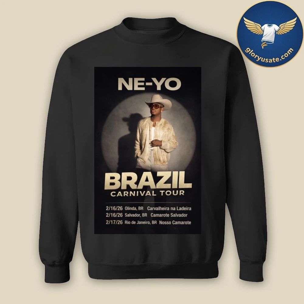 Ne Yo Brazil Carnival Tour 2026 Poster Shirt