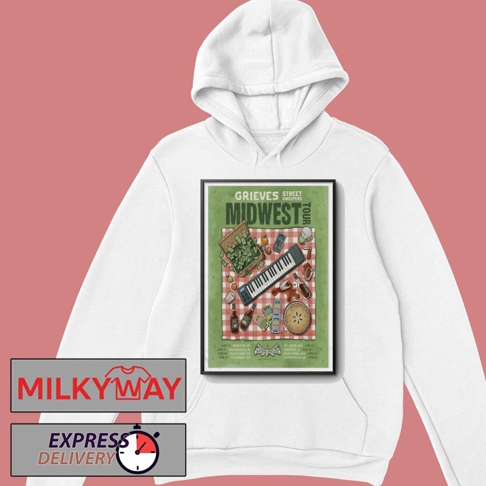 GRIEVES Midwest Tour Spring 2026 Poster shirt