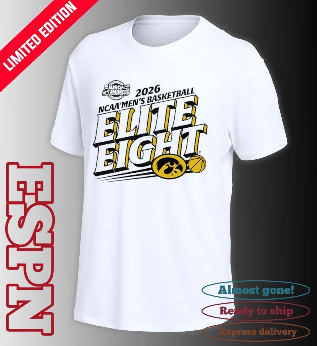Elite Eight 2026 Iowa Men’s Basketball T-Shirt