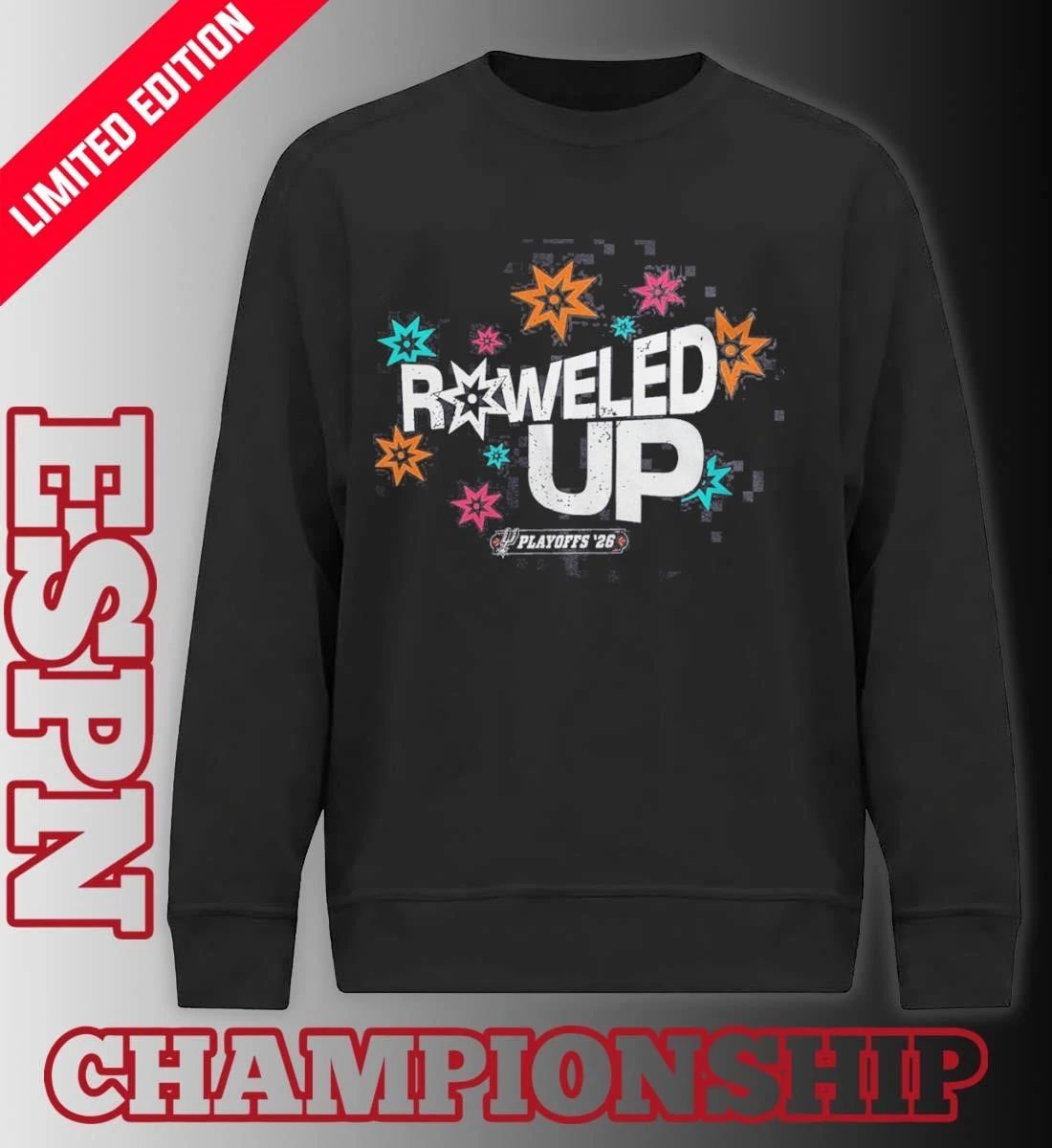 San Antonio Spurs Roweled up Playoffs 2026 Round 1 Shirt
